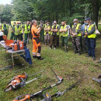 Husqvarna совместно с Московской школой по уходу за деревьями «Здоровый лес» провела практический семинар по технологиям ухода за городскими насаждениями!